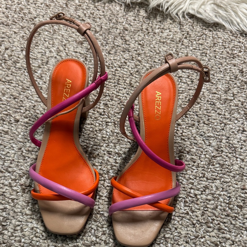 Women's Multicolor Strappy Sandals